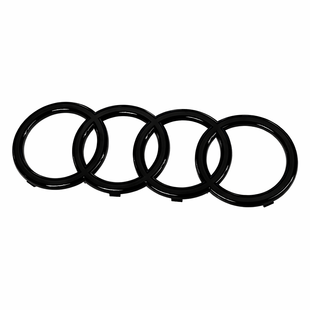 Audi Q6 e-tron logo voorzijde zwart