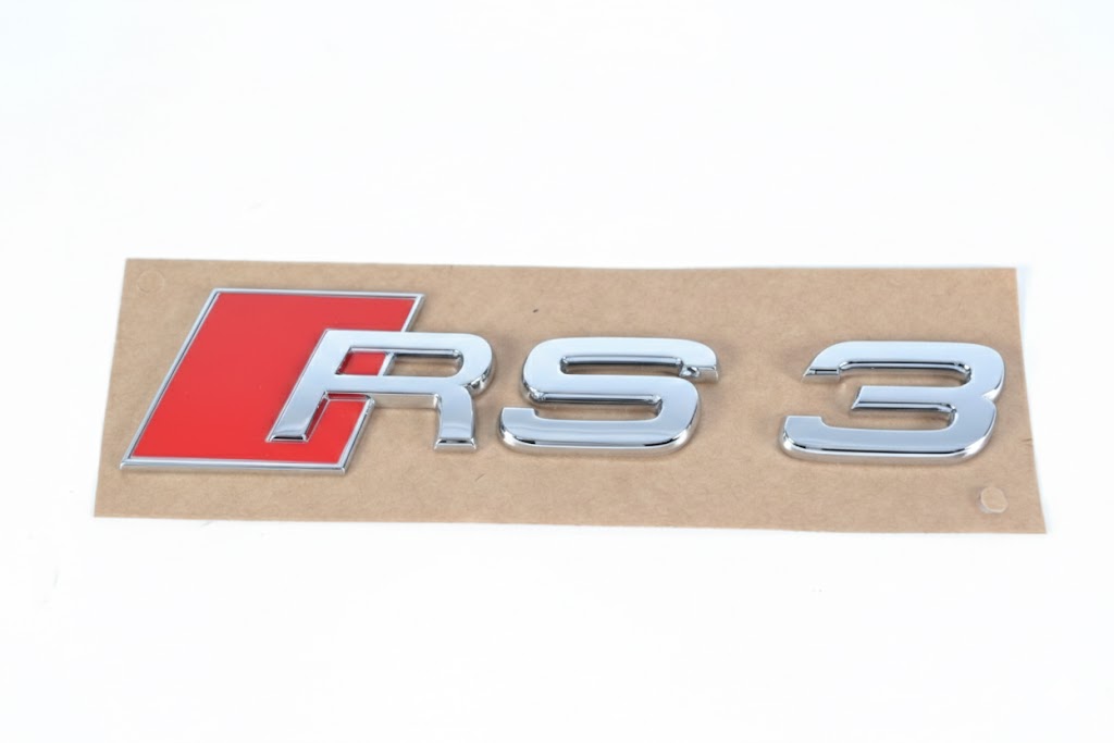 Audi RS3 (8Y) embleem achterzijde chrome