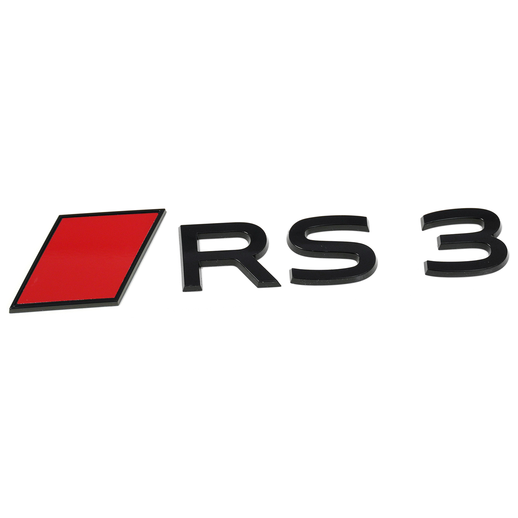Audi RS3 (8Y) embleem voor achterzijde (blackedition)