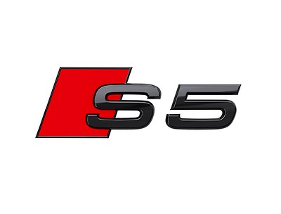 Audi S5 embleem achterzijde
