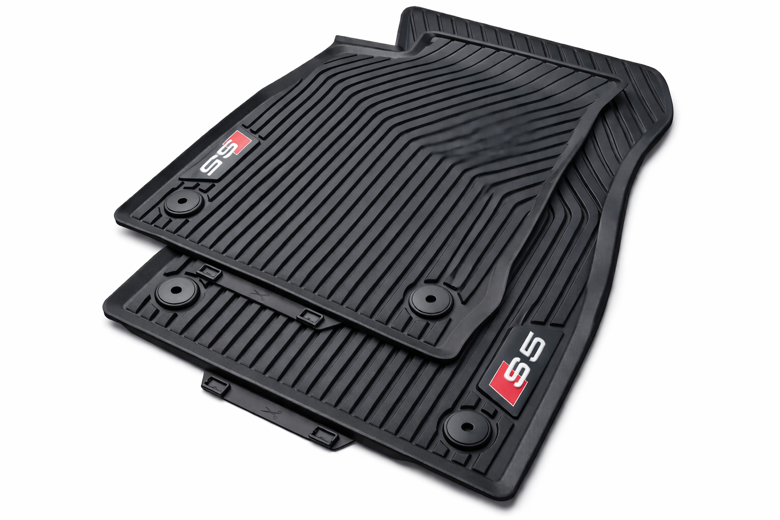 Audi S5 sportback (F5) rubberen mattenset (voorzijde)