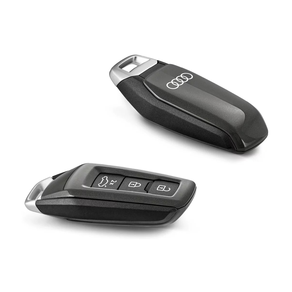 Audi sleutelhoes grijs