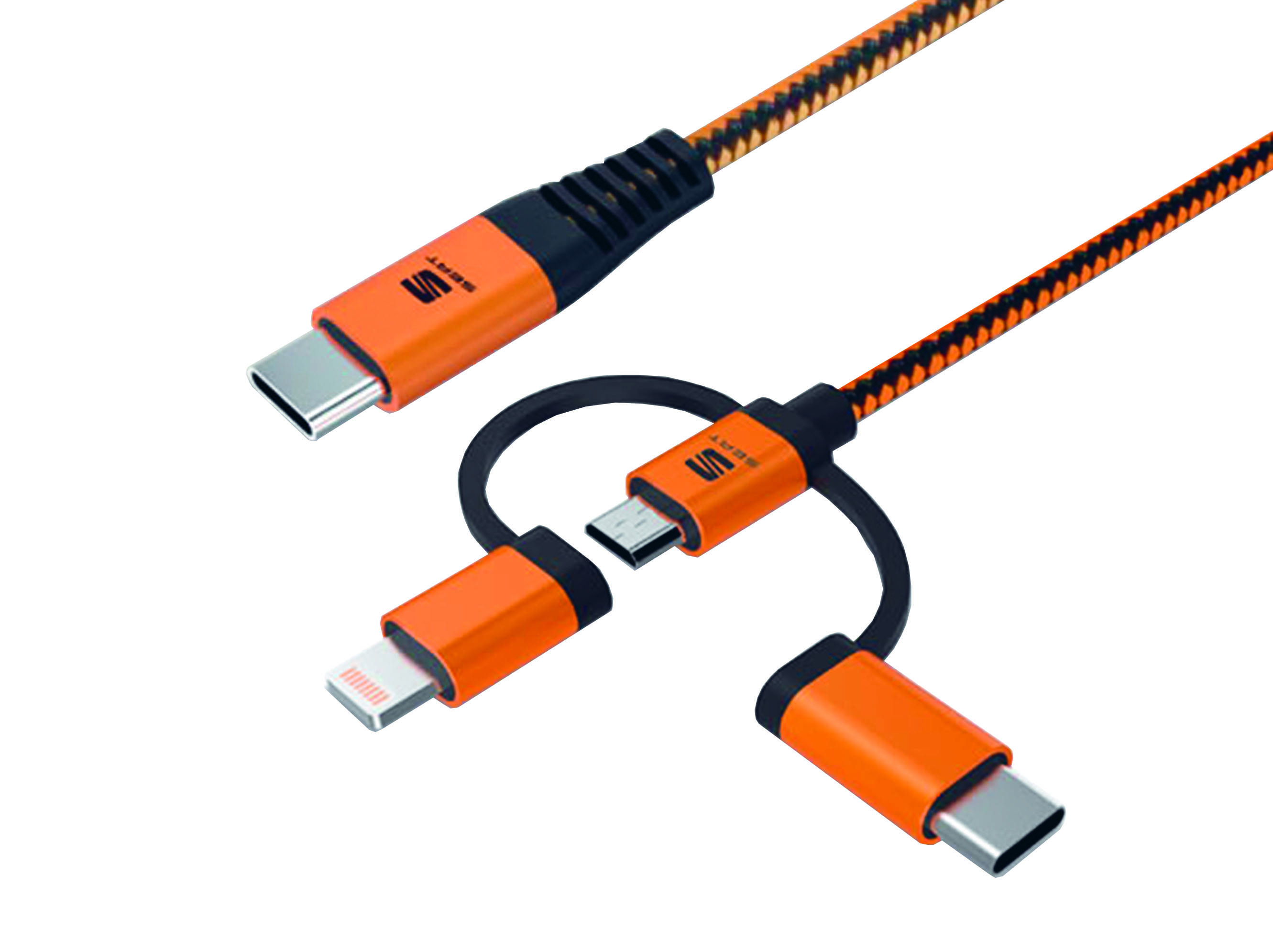 SEAT 3-in-1 oplaad- en datakabel (USB-C)