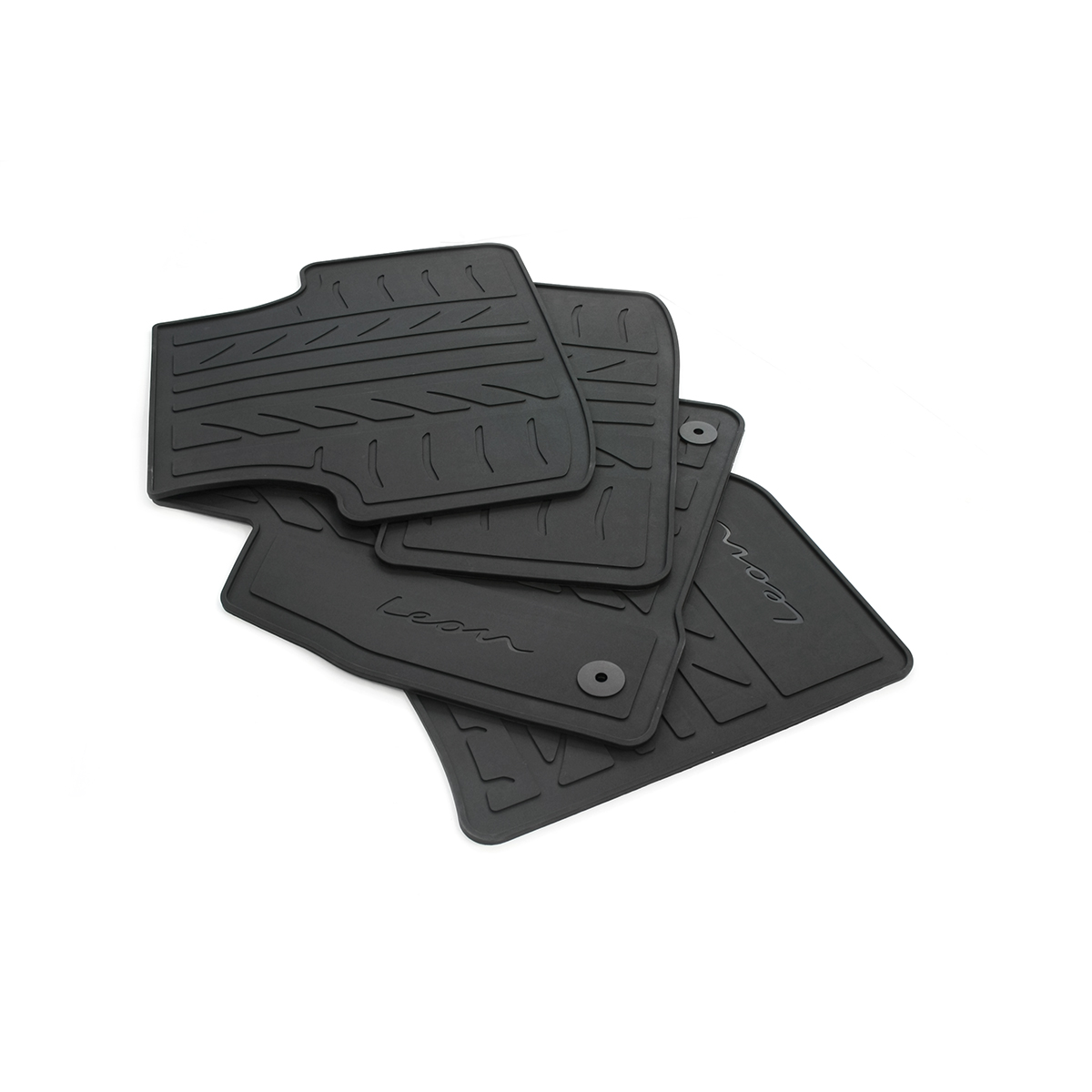 SEAT Leon rubberen mattenset (voor- en achterzijde)