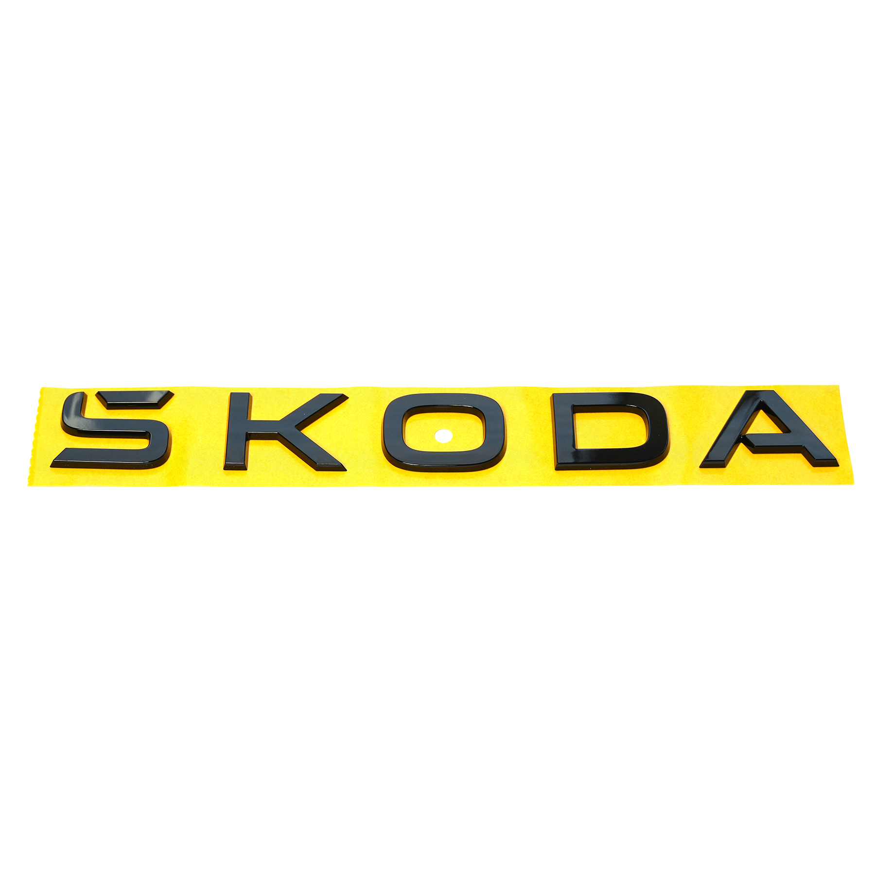 Škoda Elroq logo voorzijde zwart