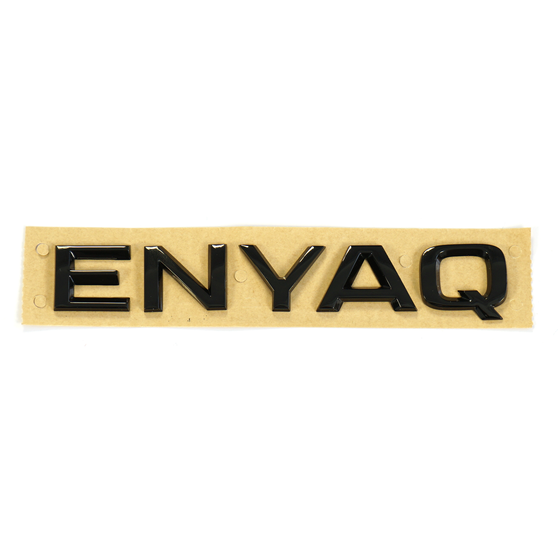 Škoda Enyaq (FL) embleem achterzijde zwart