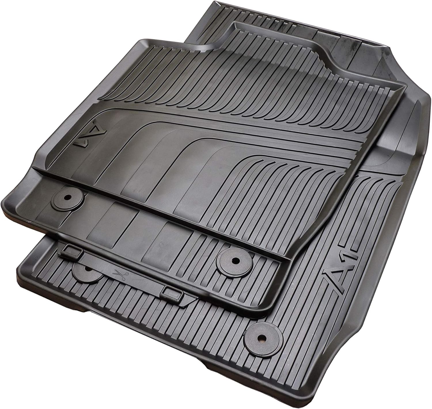 Audi A1 (8X) rubberen mattenset (voorzijde)
