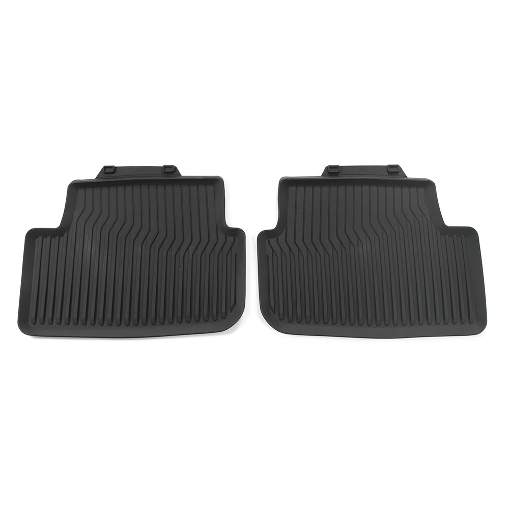 Audi A1 (GB) rubberen mattenset (achterzijde)