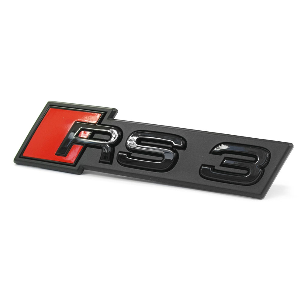 Audi A3 (8V) RS3 embleem voorzijde (black edition)