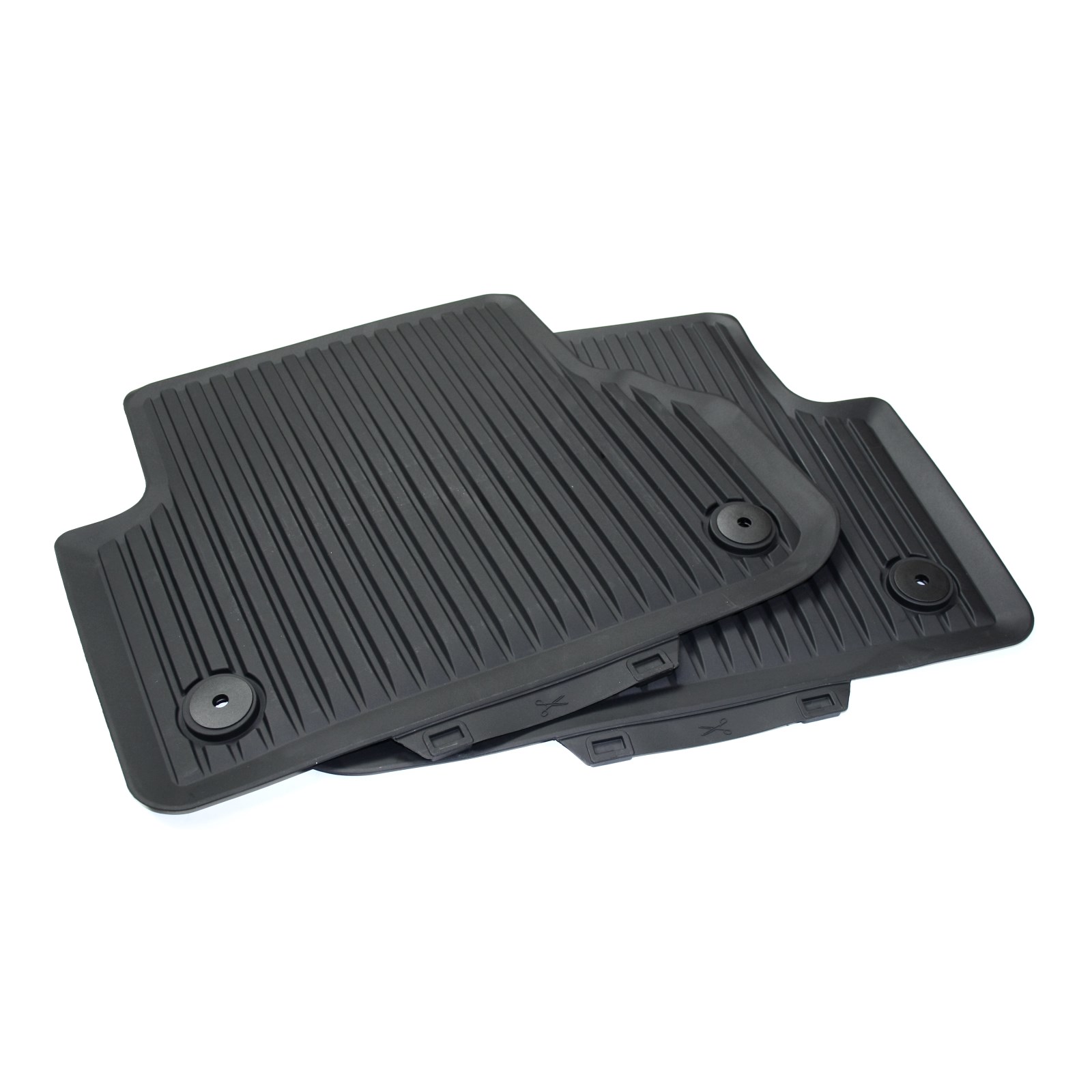 Audi A4 (B9) rubberen mattenset (achterzijde)