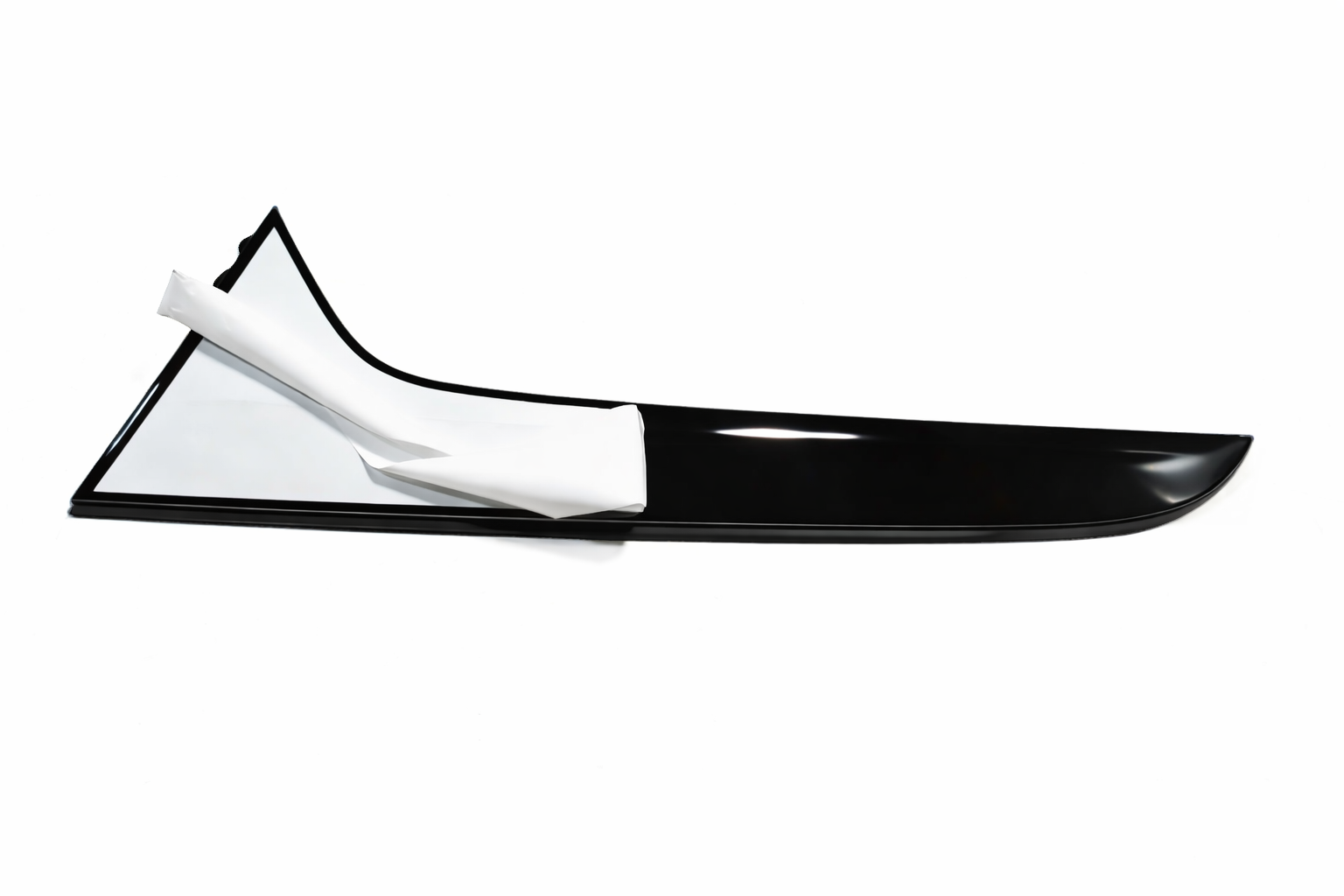 Audi A4 (B9) spoiler zwart glanzend (linker achterzijde)