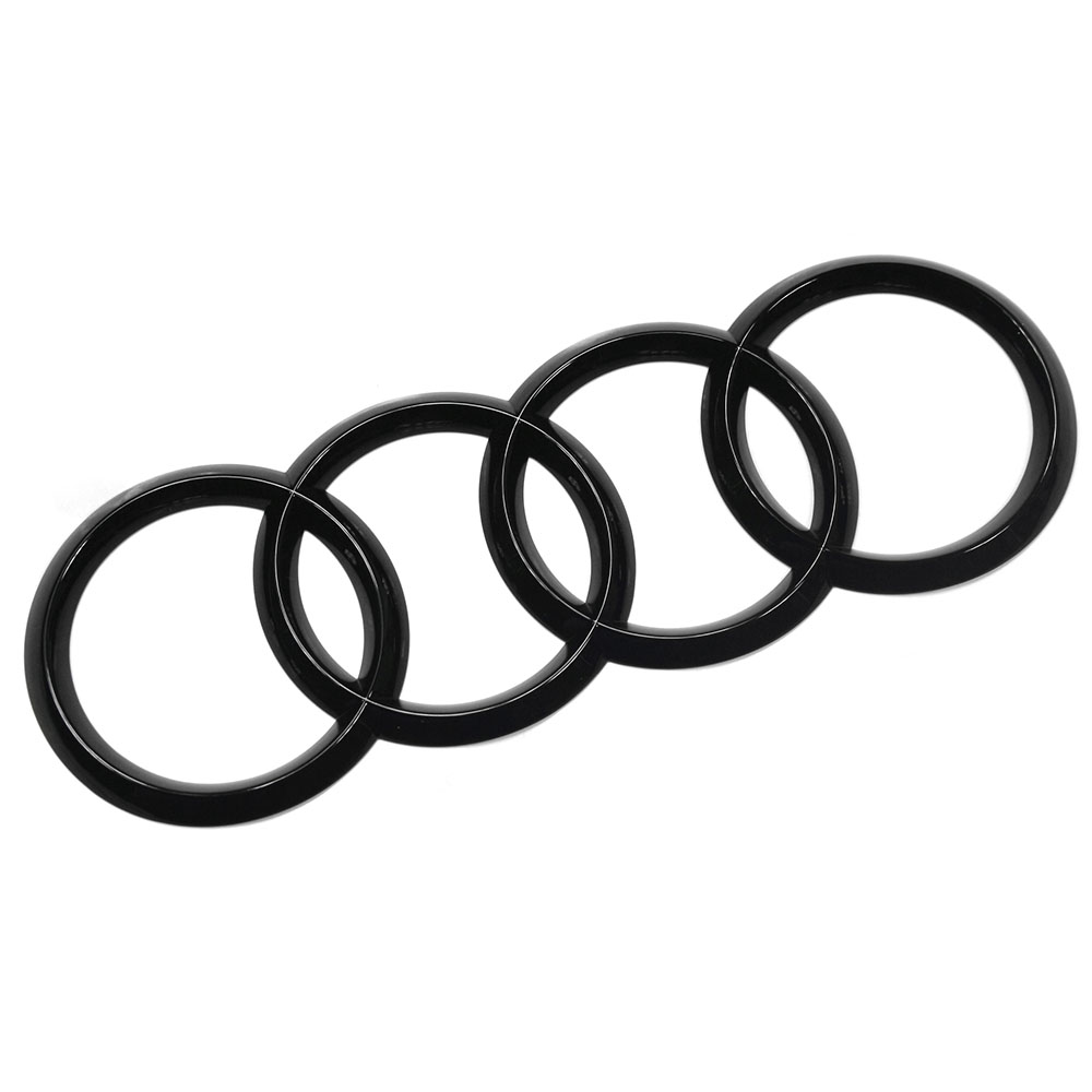 Audi A4 avant (B9) zwart logo achterzijde in hoogglans