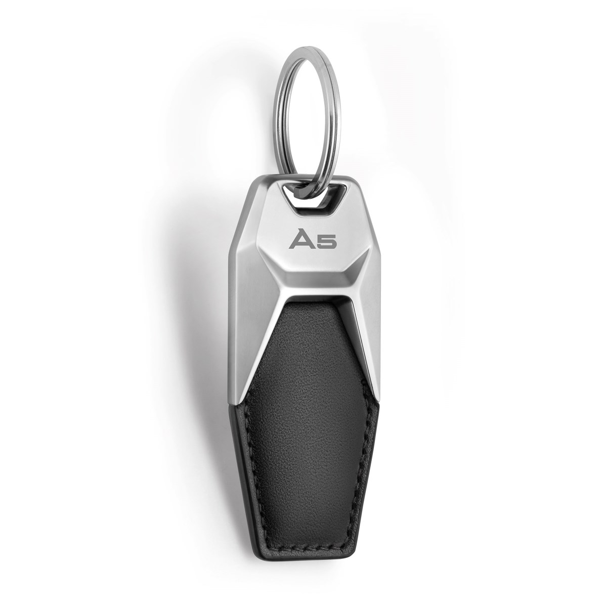 Audi A5 sleutelhanger zilver / zwart