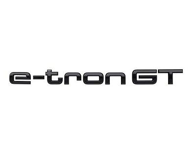 Audi e-tron GT embleem zwart achterzijde