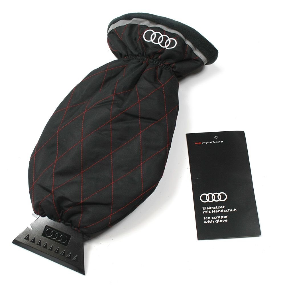 Audi ijskrabber met handschoen