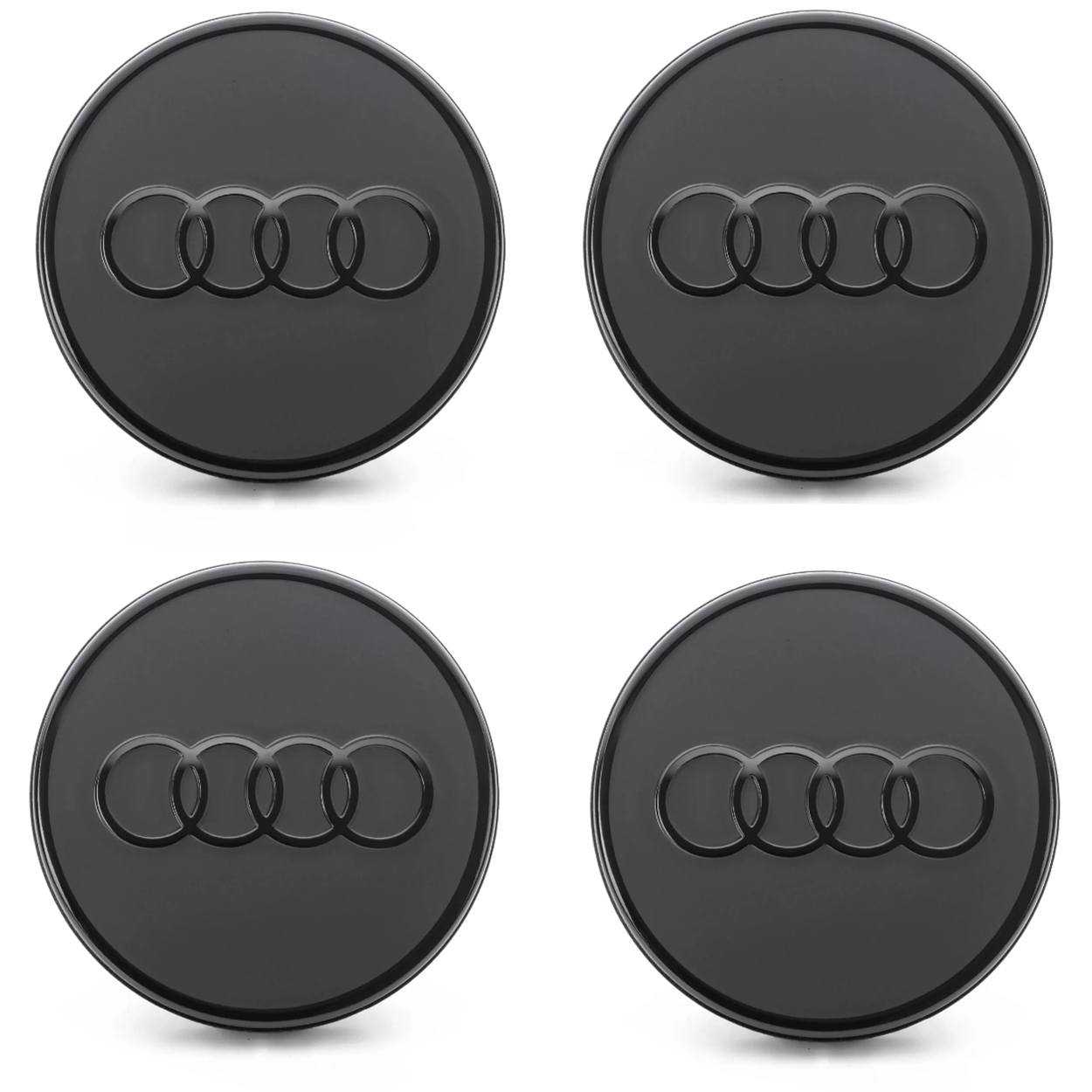 Audi naafkappen (4 stuks) (55MM/61,5MM)