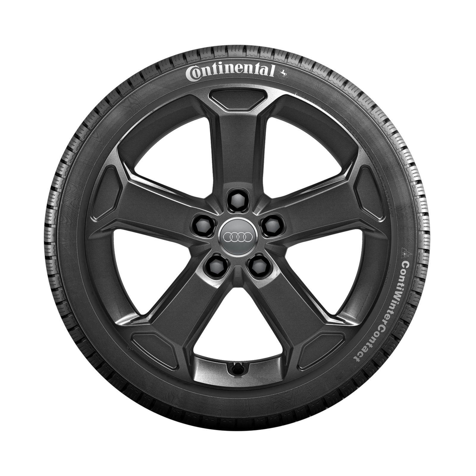Audi Q2 (17 inch) velgen met winterbanden