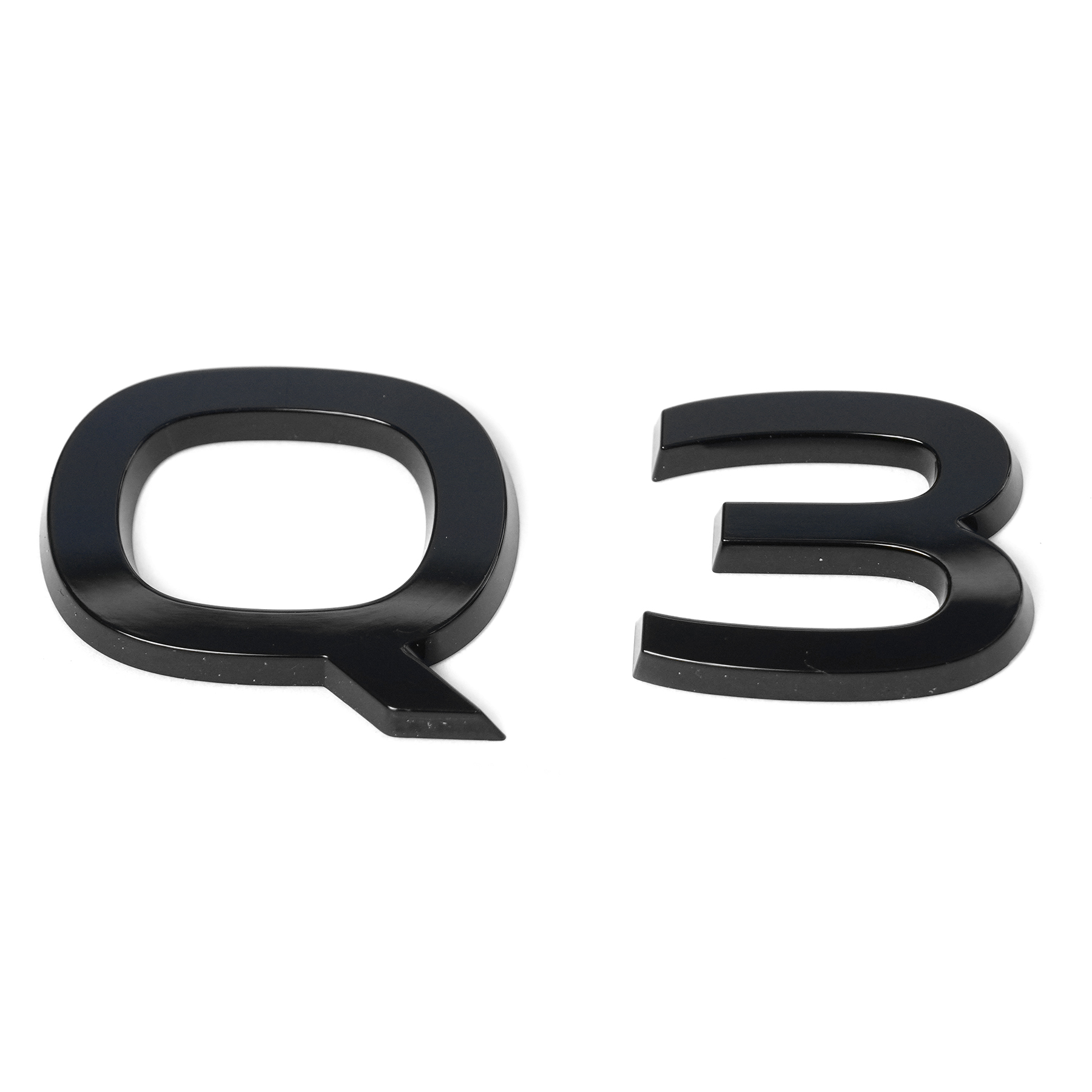 Audi Q3 (FJ) embleem achterzijde zwart