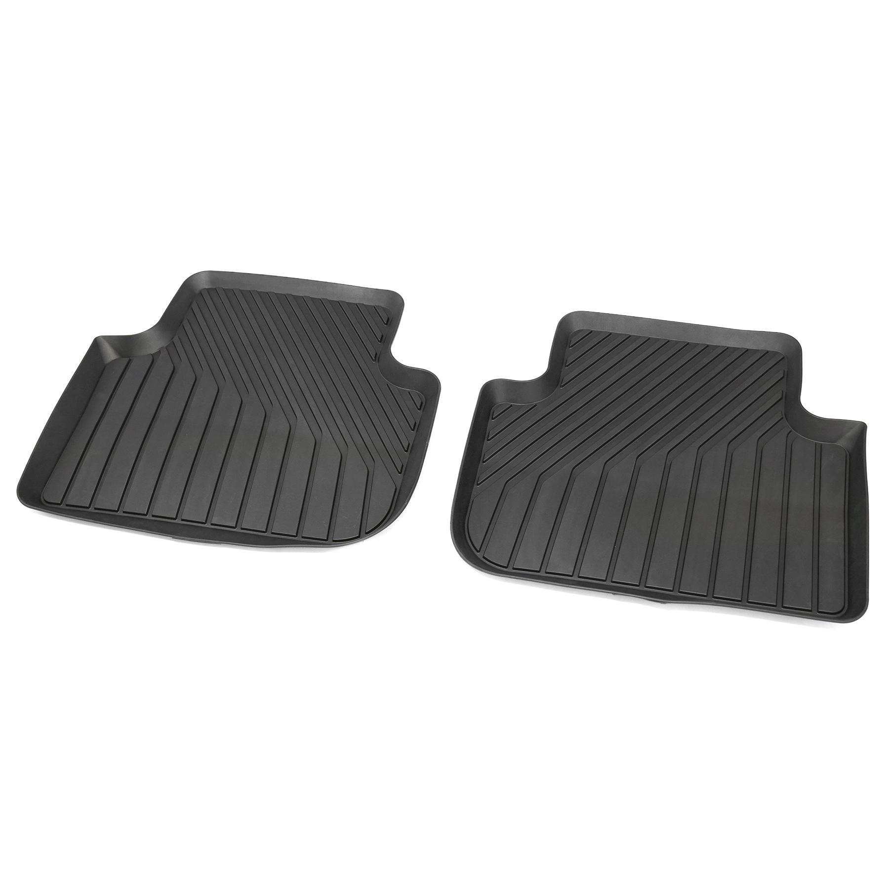 Audi Q3 (FJ) rubberen mattenset (achterzijde)