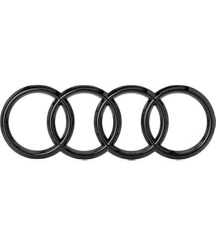 Audi Q4 logo achterzijde (black edition)