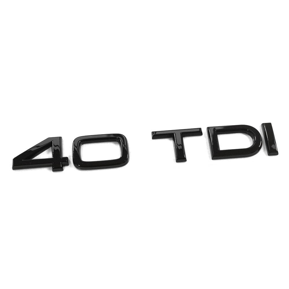 Audi Q5 (FY) blackline '40 TDI' embleem
