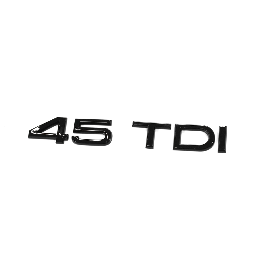 Audi Q5 (FY) blackline '45 TDI' embleem