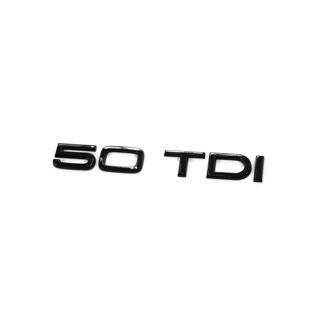 Audi Q5 (FY) blackline '50 TDI' embleem