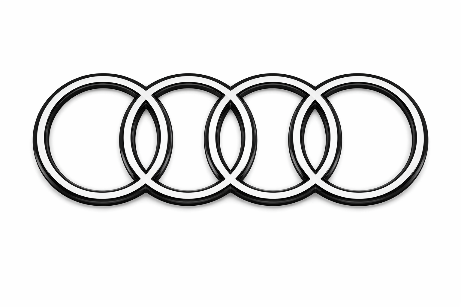 Audi Q5 (GU) achterzijde logo poolwit embleem