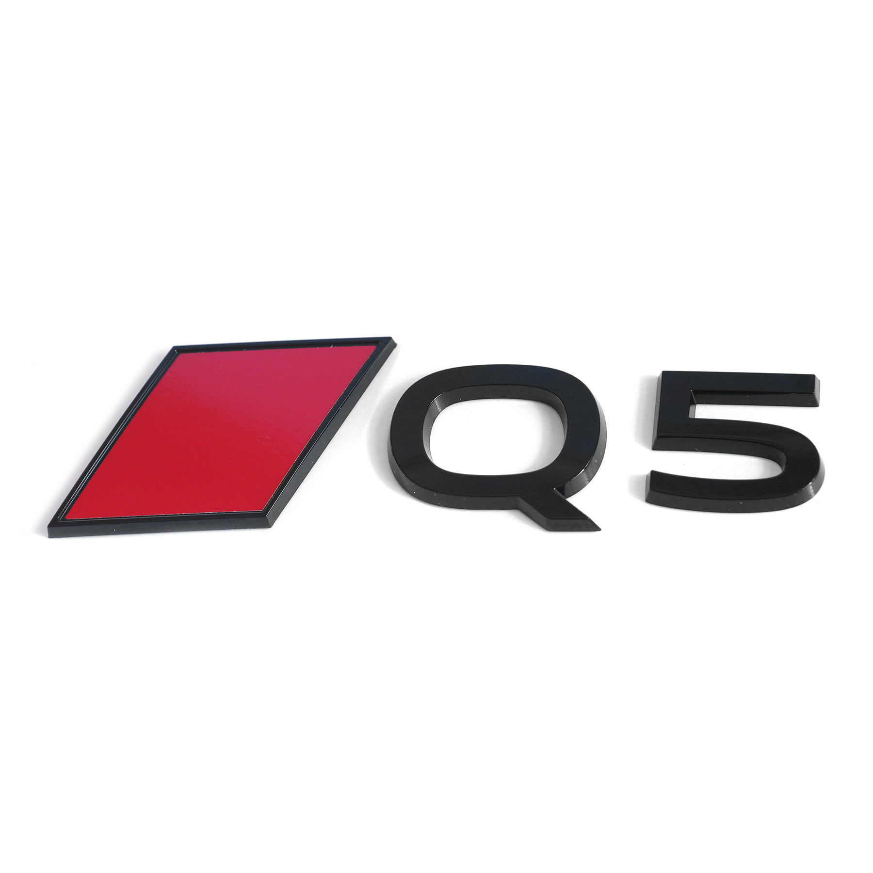 Audi Q5 (GU) blackline embleem met ruit