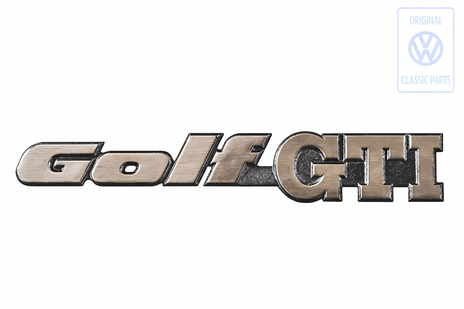 Volkswagen Golf 2 GTI plak embleem (achterkant)