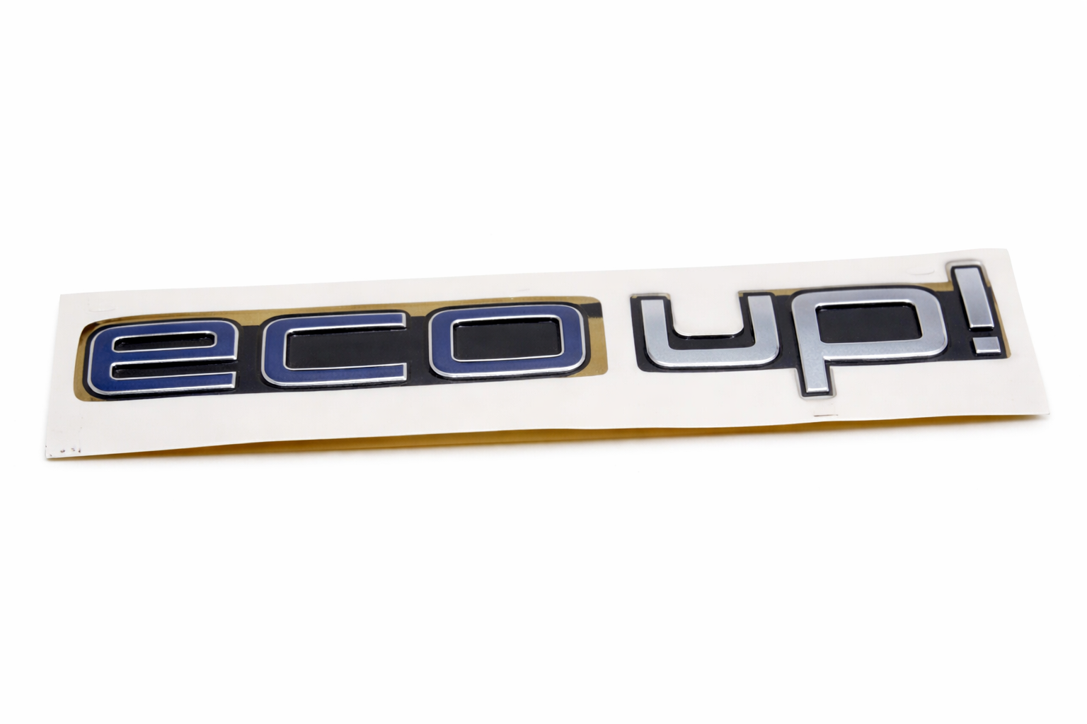 Volkswagen Up! ECO-UP! embleem - achterzijde