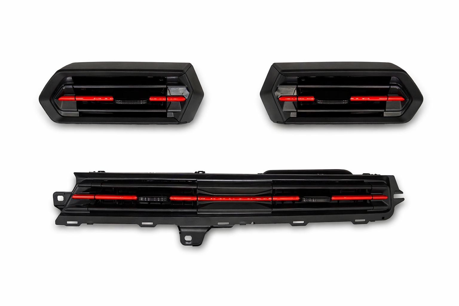 Audi A3/RS3 (8Y) luchtrooster set - rood