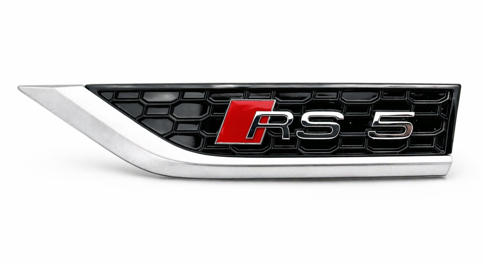 Audi RS5 (B9/F5) zij emblemen (set) - chroom