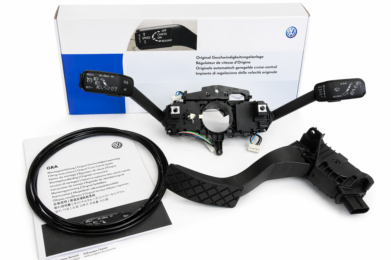 Volkswagen Golf 7 (5G) cruise control set (zonder multifunctioneel stuur)
