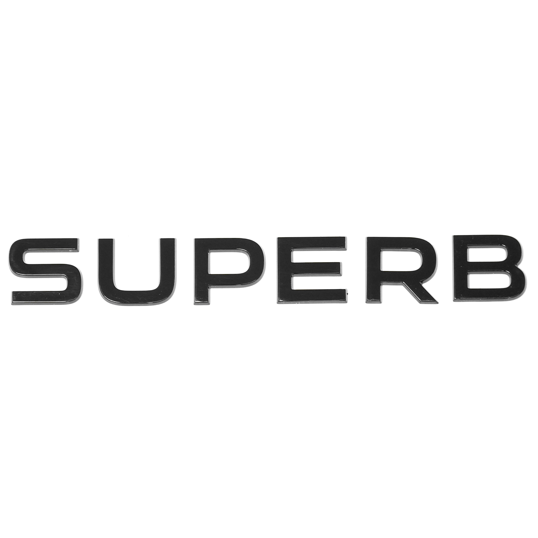 Škoda Superb 4 (3P) typeaanduiding embleem (achterzijde) - zwart