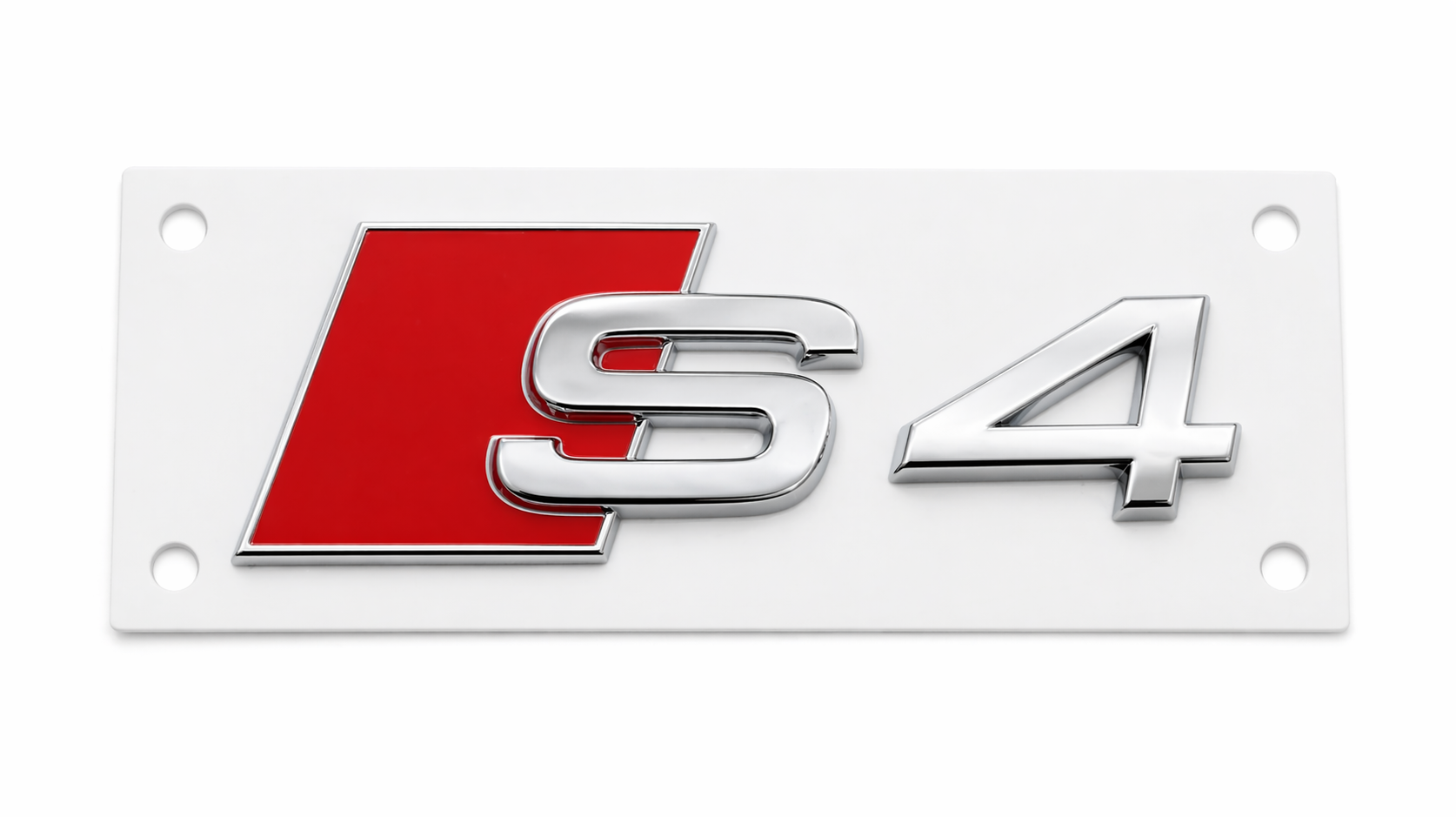 Audi S4 embleem achterzijde - chroom