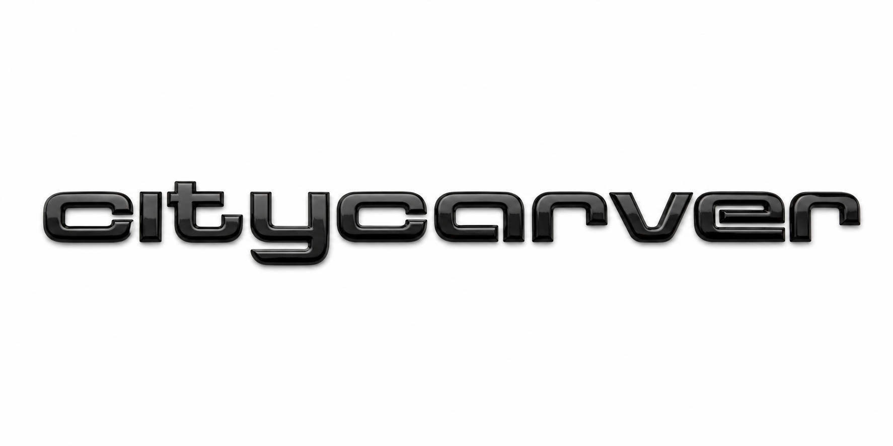 Audi A1 (GB) 'citycarver' embleem - zwart