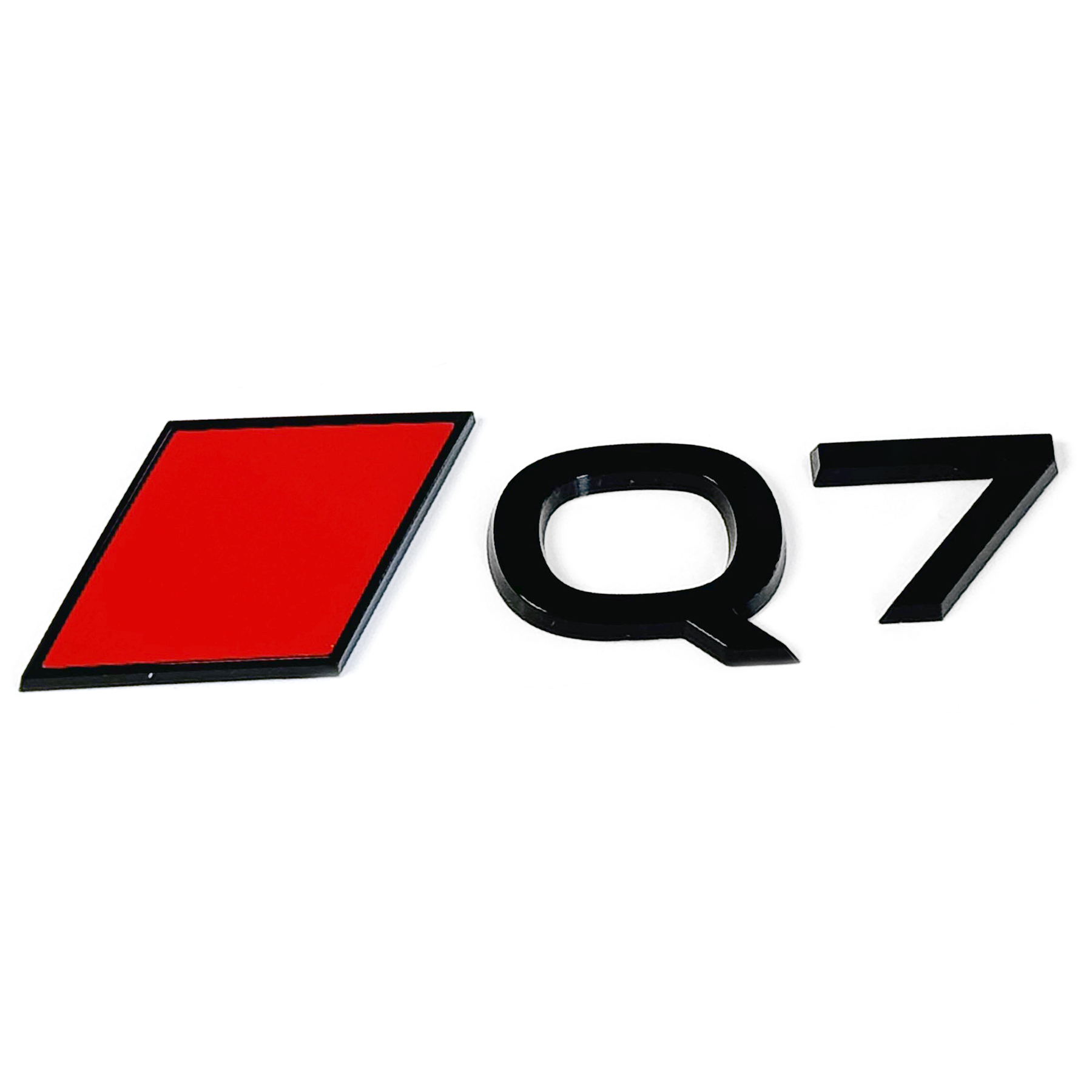 Audi Q7 (4M) zwart embleem achterzijde 