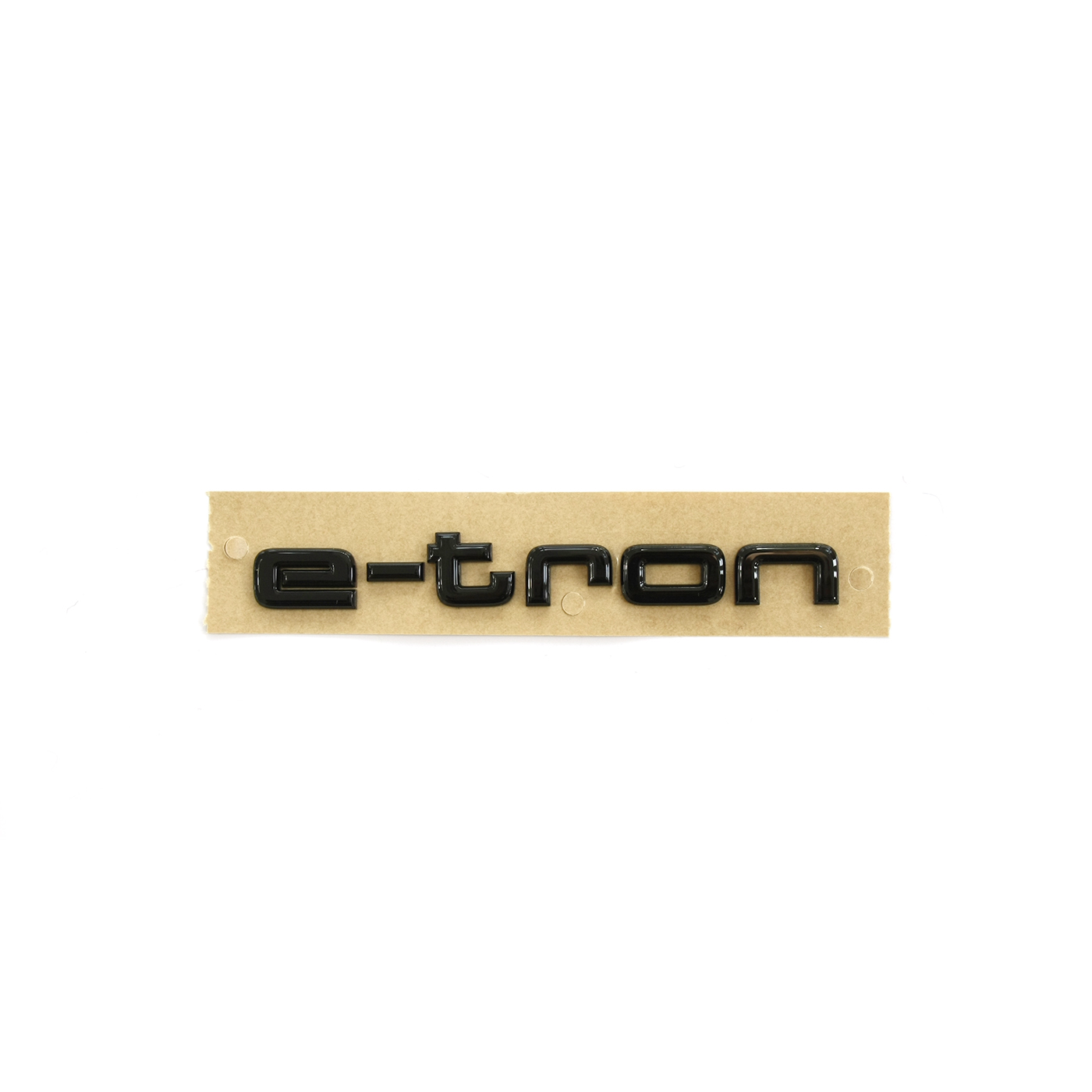 Audi e-tron (GE) typeaanduiding embleem achterzijde - zwart
