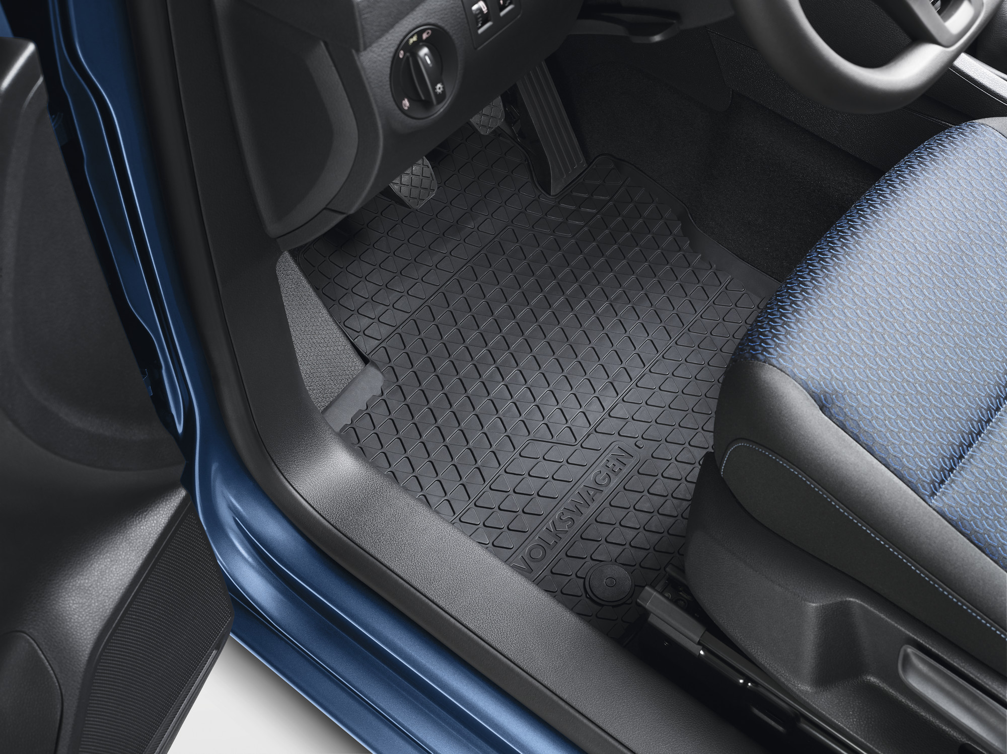 Volkswagen Caddy (2K) rubberen mattenset (voorzijde)