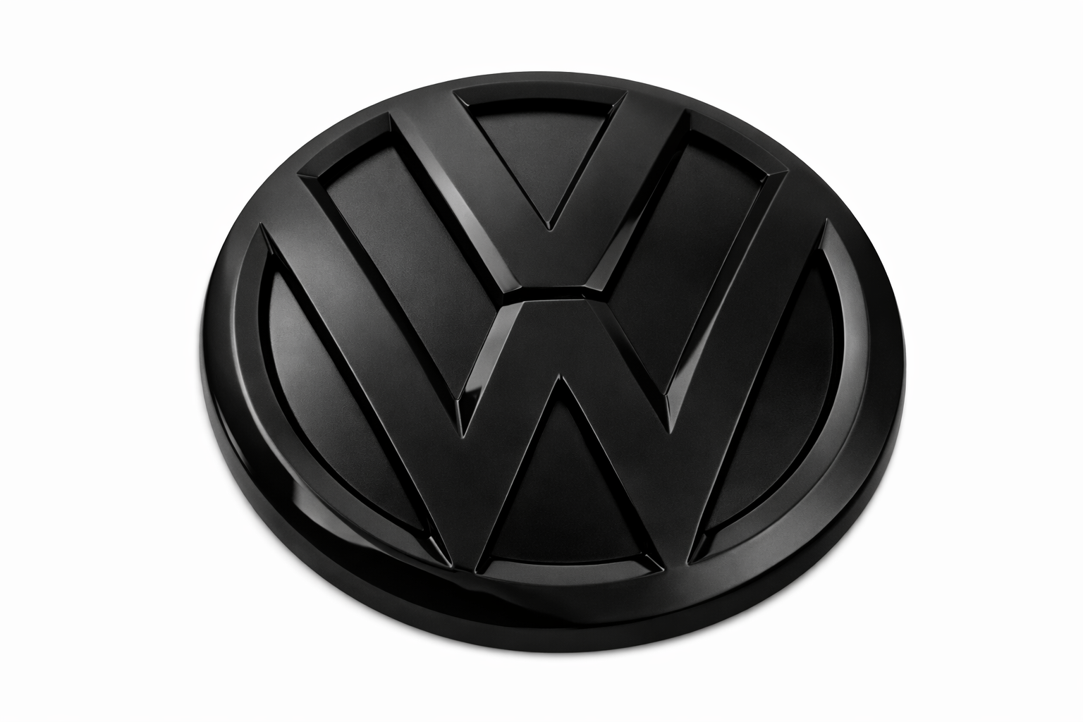 Volkswagen Caddy (SA) &amp; Transporter T6 / T6.1 matzwart logo achterzijde
