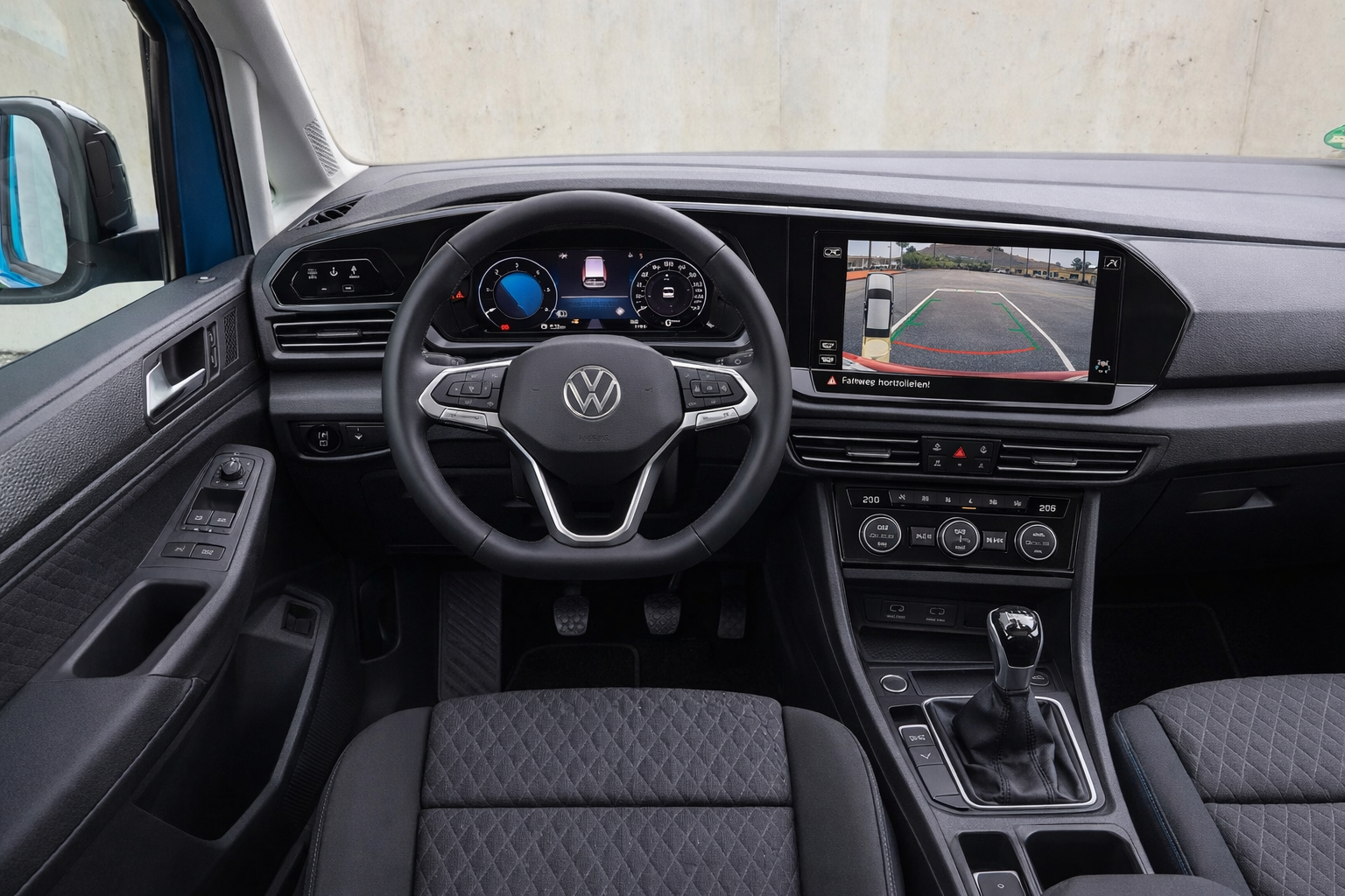 Volkswagen Caddy (SB) achteruitrijcamera (achterdeuren)