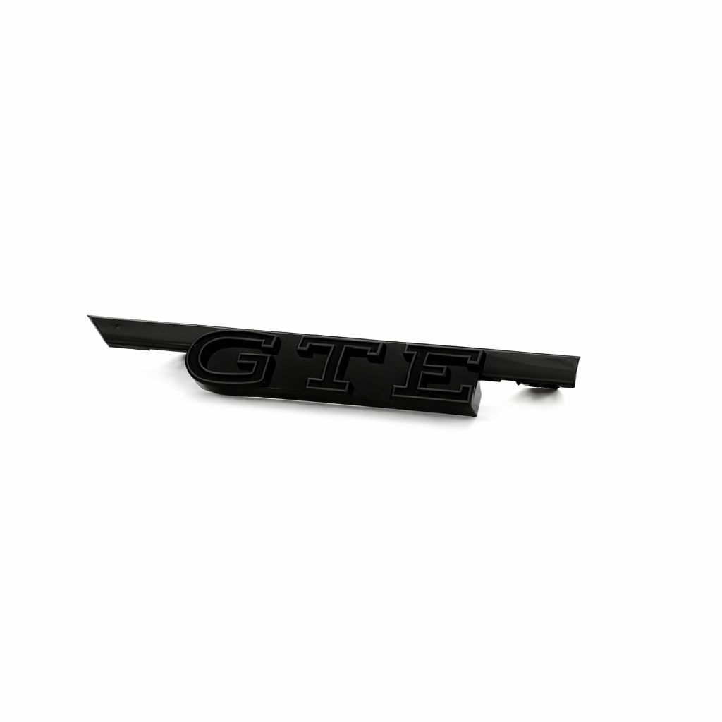 Volkswagen Golf 8 (5H) GTE badge - black edition
