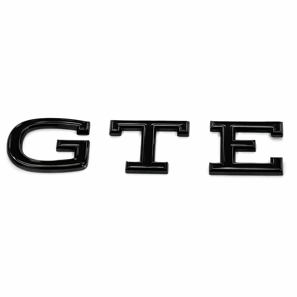 Volkswagen Golf 8 (5H) GTE embleem achterzijde - black edition