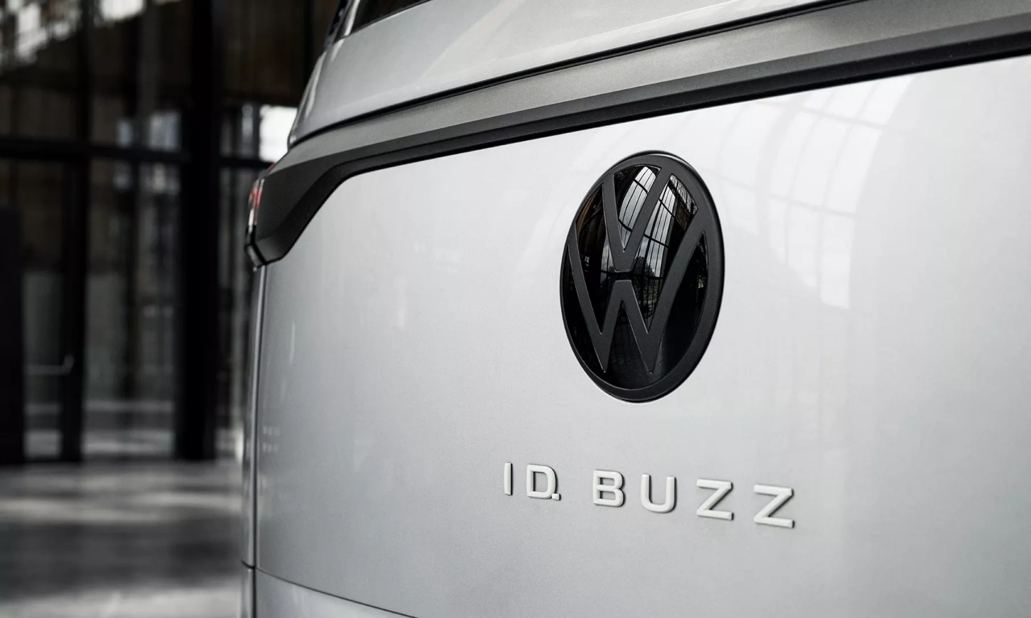 Volkswagen ID. Buzz logo achterzijde zwart