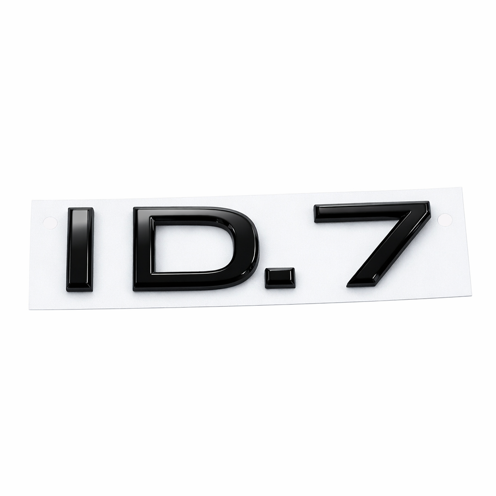 Volkswagen ID.7 embleem achterzijde zwart