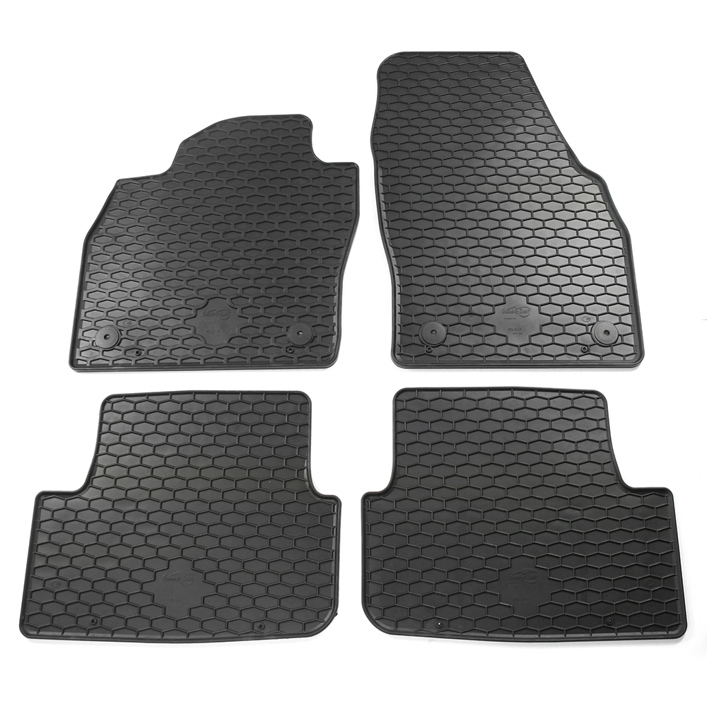 Volkswagen Polo (MK6) rubberen mattenset (voor- en achterzijde)