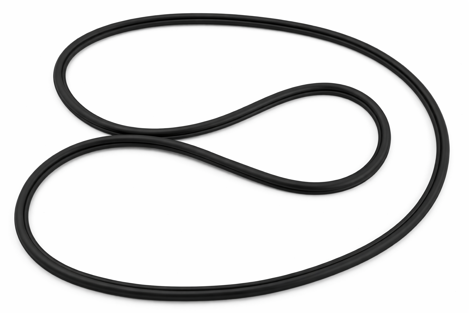 Volkswagen Touran (5T) portierrubber binnenzijde (satijnzwart)