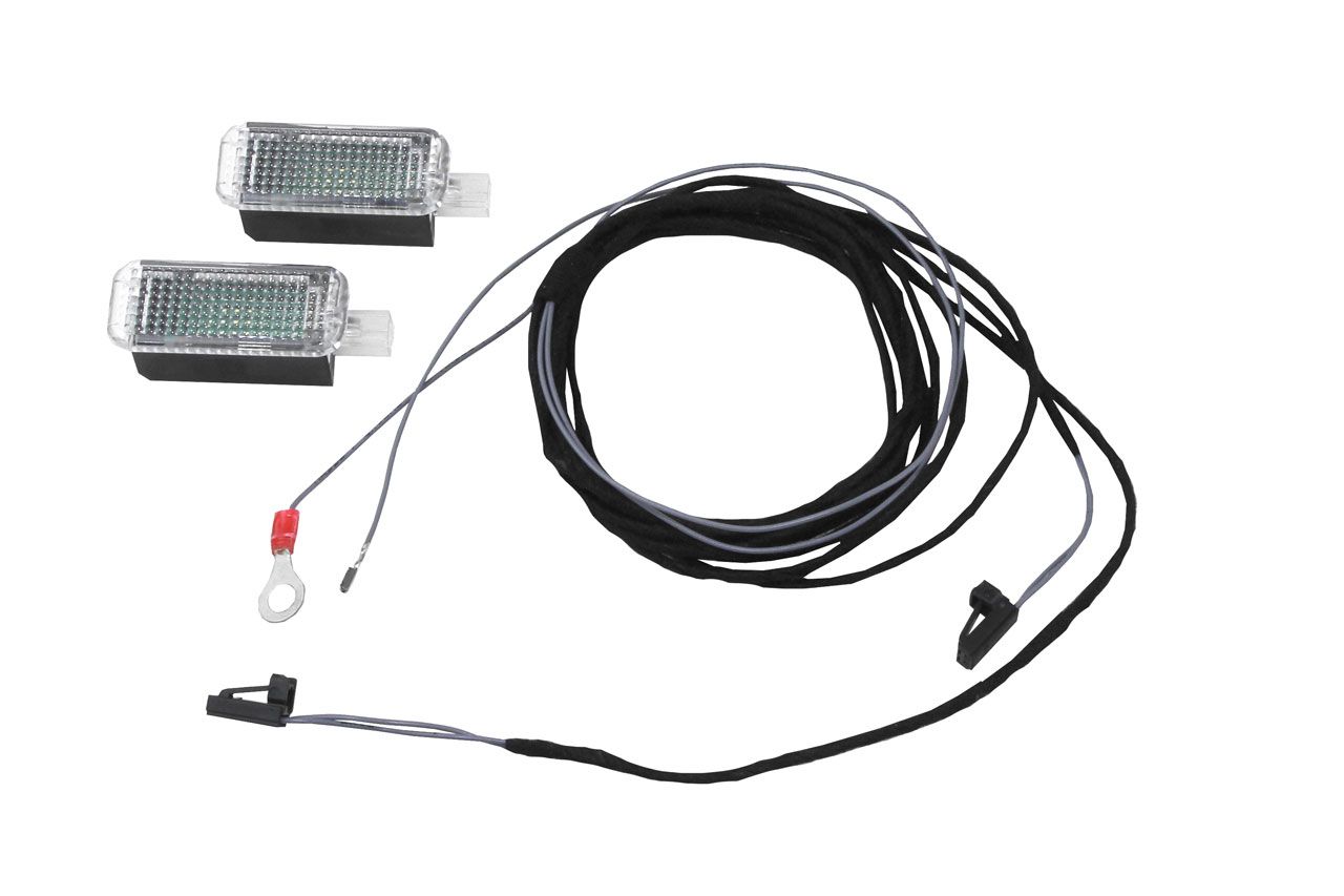 Audi A4/A5 B8 (8K/8T) & Q5 (8R) LED voetenruimteverlichting (set) - voorzijde