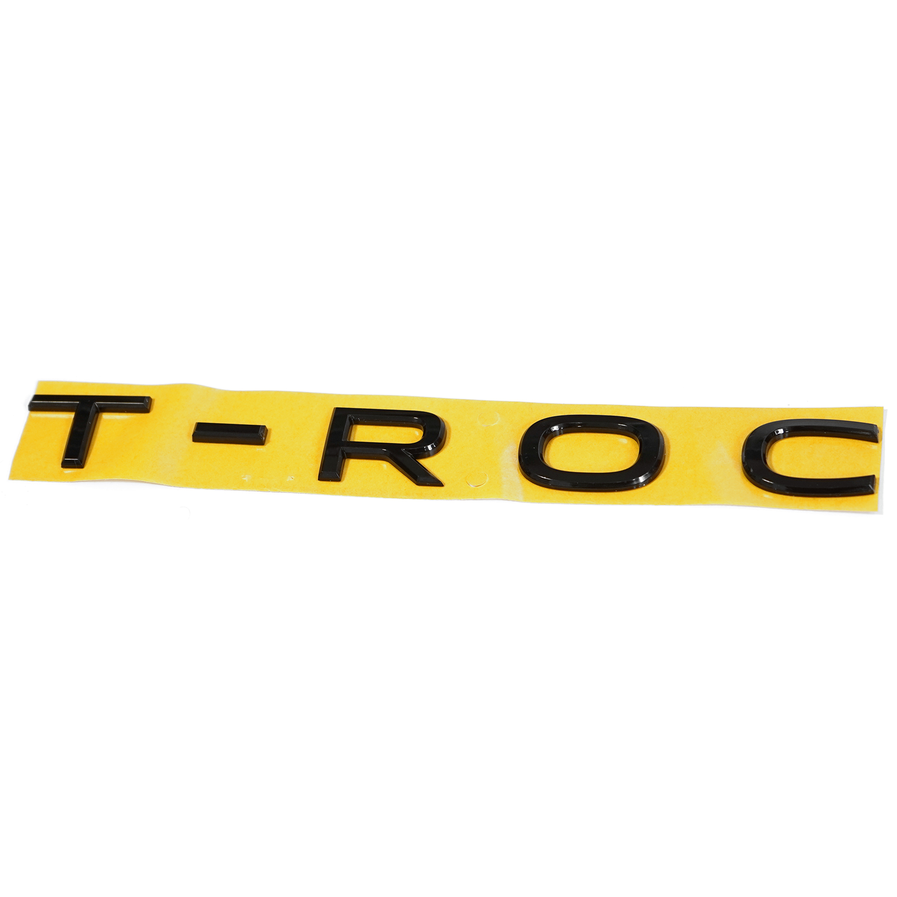 Volkswagen T-Roc (2G) typeaanduiding embleem achterzijde - zwart